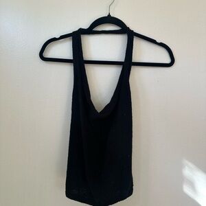 FP Beach Halter Black Top